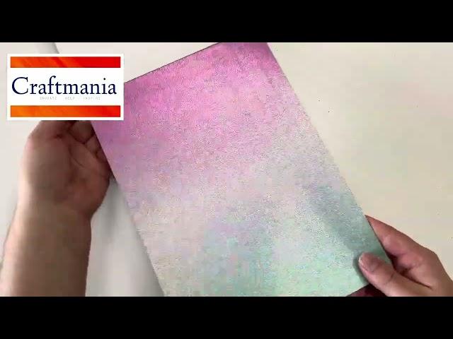 Craftmania ~ NEW Product Arrival - A4 Ombre Glittered Paper Pad