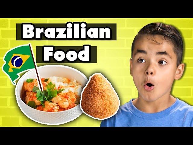 Kids Try Brazilian Food | Kids Vs. Food