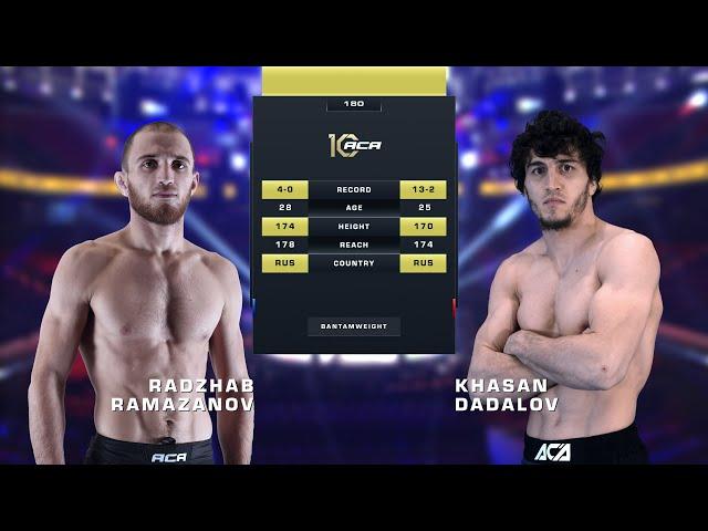 Раджаб Рамазанов vs. Хасан Дадалов | Radzhab Ramazanov vs. Khasan Dadalov | ACA 180