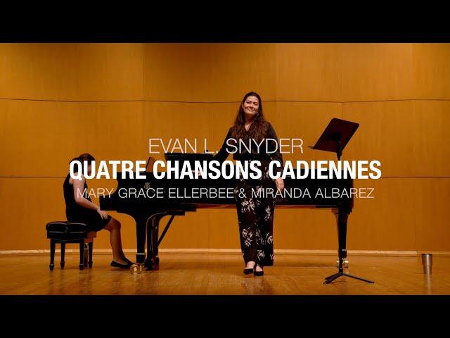 Quatre Chansons Cadiennes | Mary Grace Ellerbee and Miranda Albarez