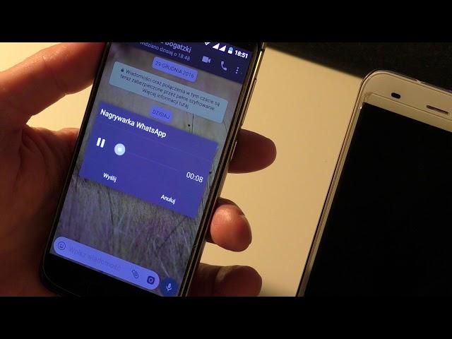 Profesjonalne nagrywanie wiadomosci głosowych na WhatsAppie