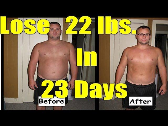 EMERGENCY Diet: Lose 20 Pounds in 3 weeks or... 22 lbs. in 23 days like he did