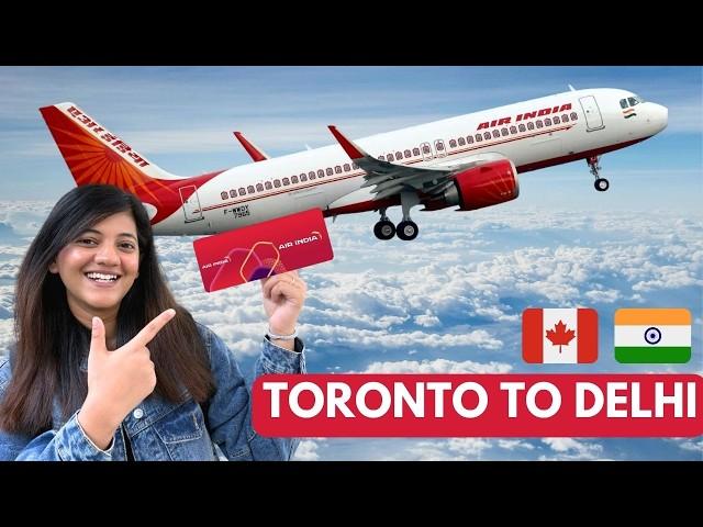 Canada to India DIRECT Flight | What’s NEW AIR INDIA Like in 2025? Honest Experience AI188