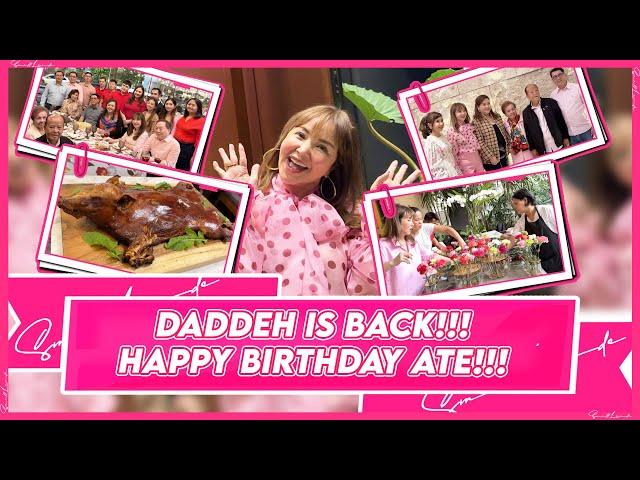 DADDEH'S BACK AND SUPER KULIT! CELEBRATING ATE ALICE'S BIRTHDAY! | Small Laude