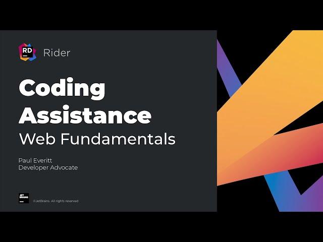 Coding Assistance - Rider Web Fundamentals