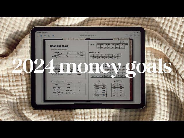 My 2024 Financial Trackers | Money Goals | Aja Dang