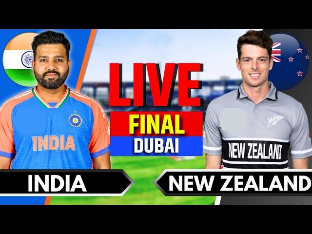 India vs New Zealand, Final | Live Cricket Match Today | IND vs NZ | Champions Trophy Final | NZ BAT