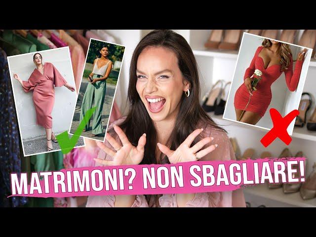 10 idee LOOK per ogni TIPO DI MATRIMONIO!