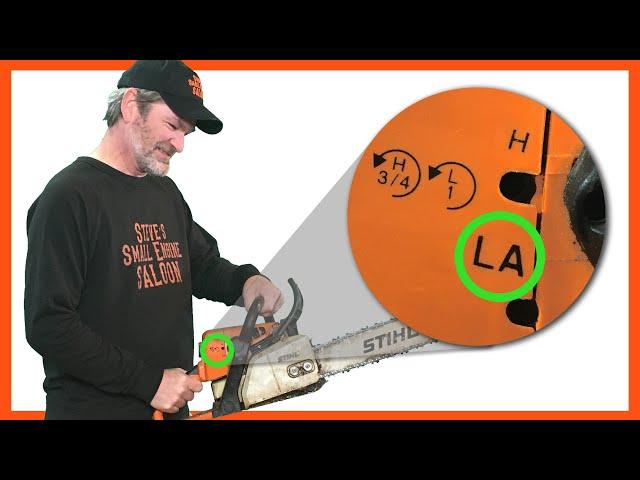 What Does LA Mean or Stand For On Your STIHL? (Bet You'll Never Guess!!)
