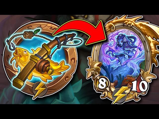 DISGUSTING Fishing Rod luck! | Hearthstone Battlegrounds