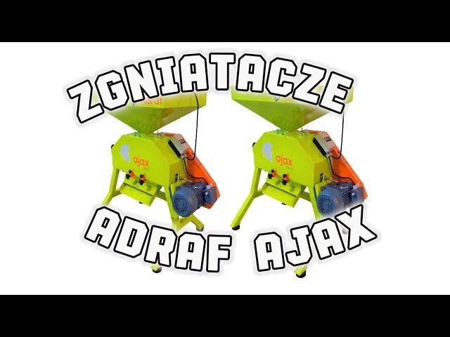 Zgniatacze ADRAF Ajax - W ofercie RADMASZ