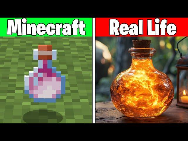 Realistic Minecraft | Real Life vs Minecraft | Realistic Slime, Water, Lava #300