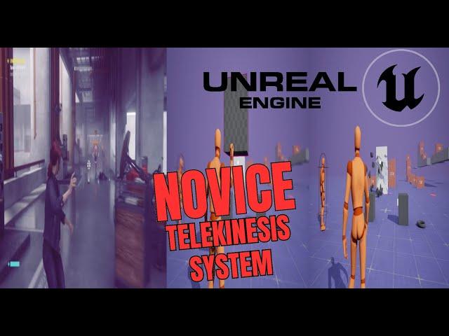 Unreal Engine 5.4 Sandbox Character Telekinesis Tutorial (start to finish)