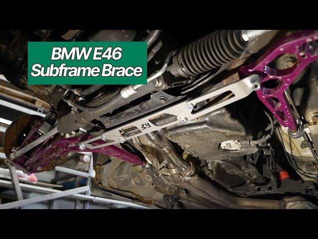 FDF BMW E46 Subframe Brace Install (Step by Step)