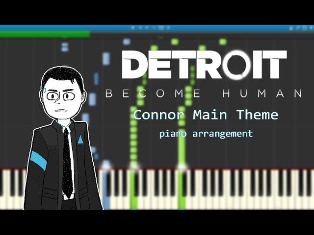 Detroit: Become Human - Connor Main Theme (piano arrangement) - Synthesia