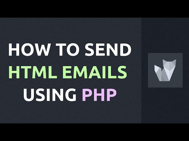 How to Send HTML structured emails using the mail function in PHP