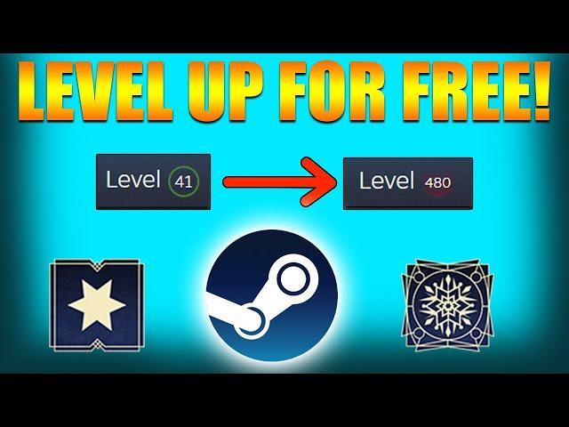 How to Level Up on Steam For FREE! Points Shop Seasonal Badge Guide!