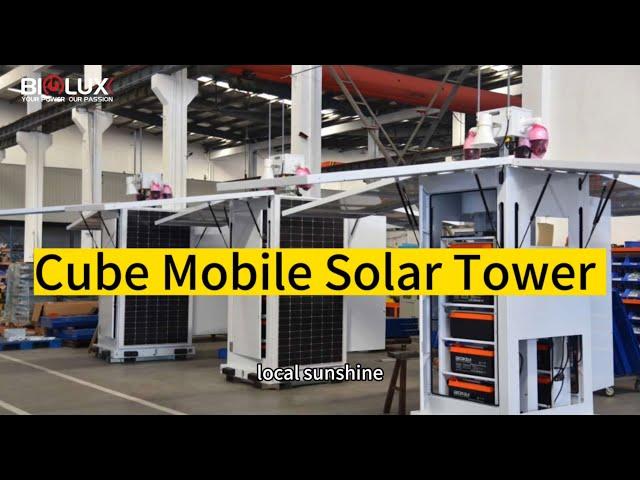 Cube Mobile Solar Tower