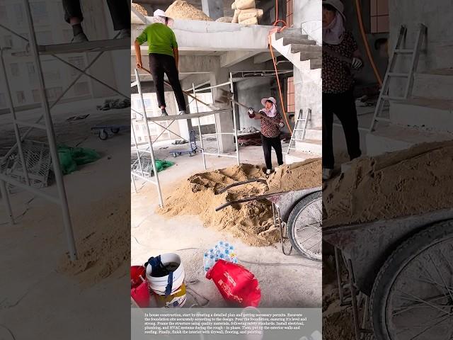 Perfect relay on the construction site, simple and efficient operation #satisfying #goodway
