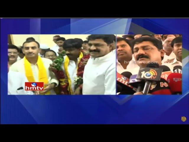 B Tech Ravi Elected as Kadapa TDP MLC Candidate | Minister Ganta Speaks to Media | HMTV