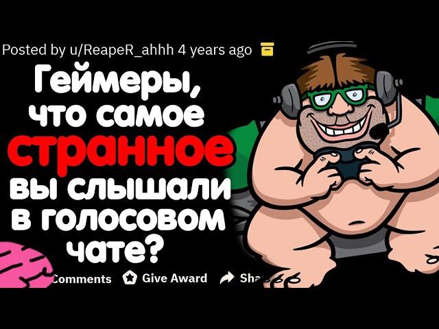 ГЕЙМЕРЫ, ЧТО САМОЕ СТРАННОЕ ВЫ СЛЫШАЛИ В ГОЛОСОВОМ ЧАТЕ?