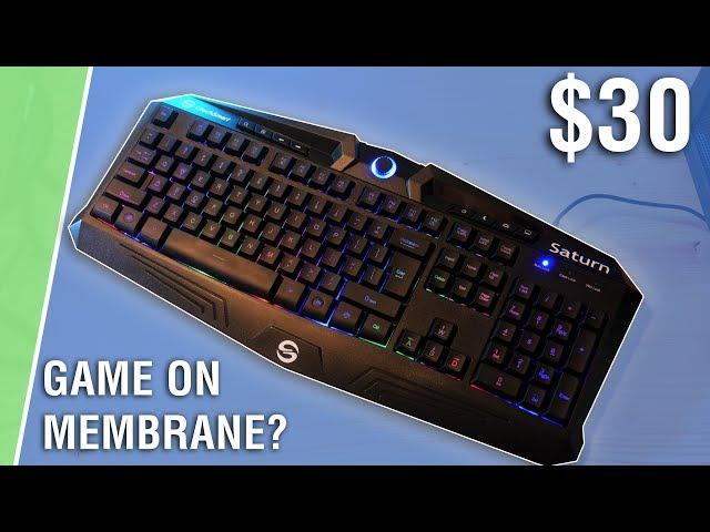 Can A $30 Membrane Gaming Keyboard Still Be Relevant? - UtechSmart Saturn Review