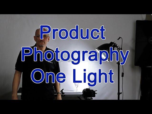 Product Photography Tutorial using one light