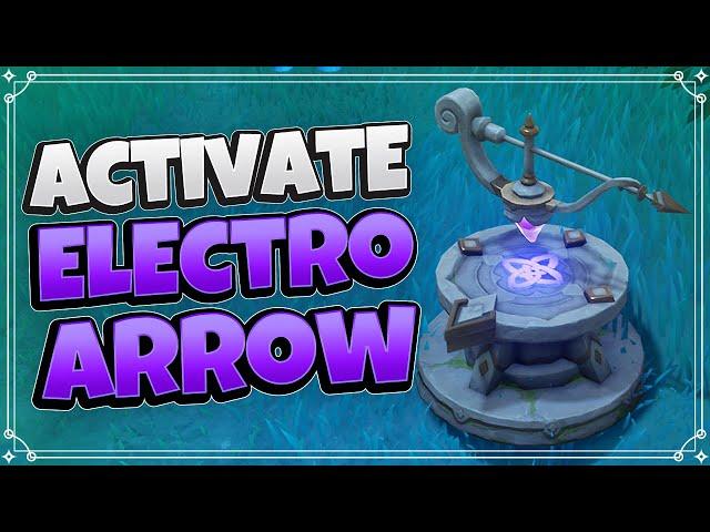 How to use Electro Arrow puzzle in Inazuma - Genshin Impact