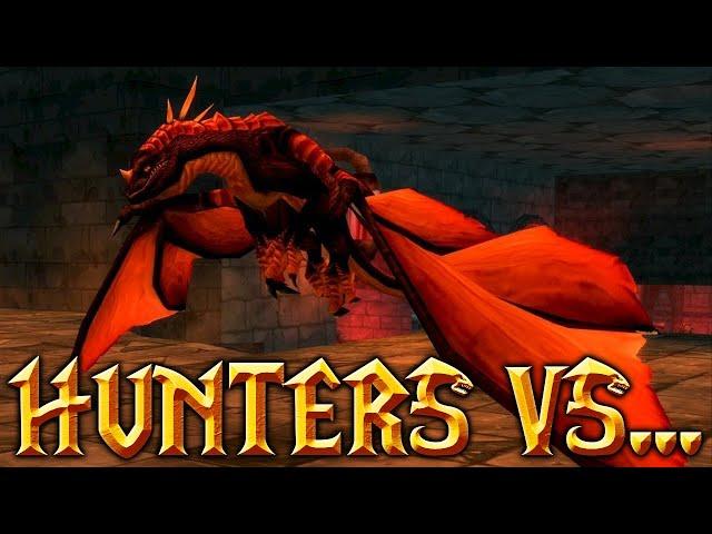 Classic WoW Hunters vs Ebonroc/Flamegor + ZG Wind Serpents