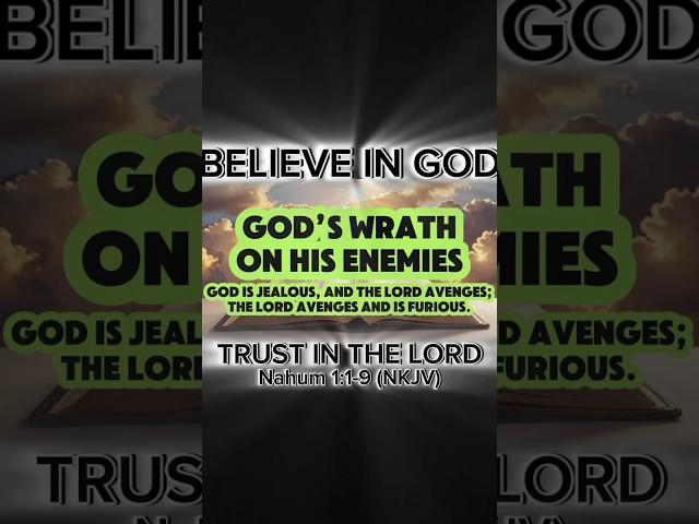 His Vengeance is Furious! ️ #god #jesus #love #bible #peace