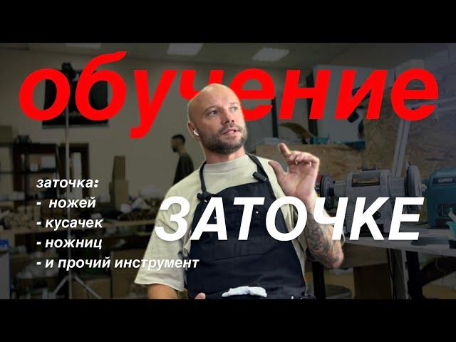 Обучение заточке ножей, кусачек, ножниц и прочих инструментов #обучение #заточканожей