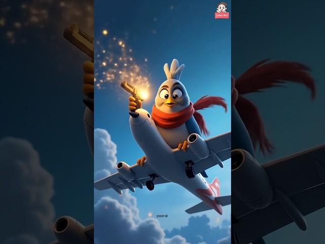 The pigeon saves everyone from a plane crash  #ai #pigeon