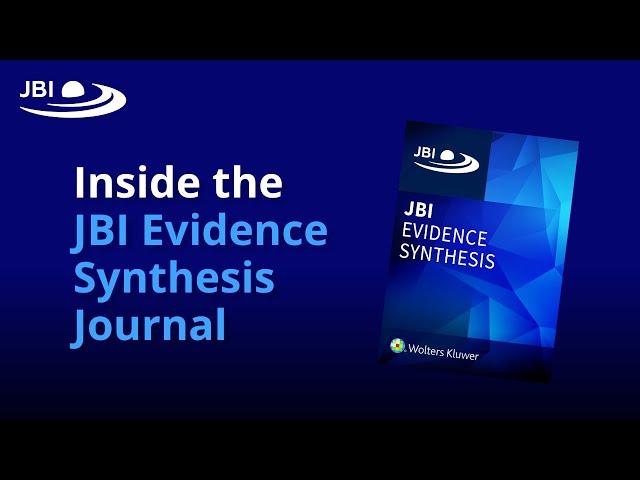 Inside the JBI Evidence Synthesis Journal