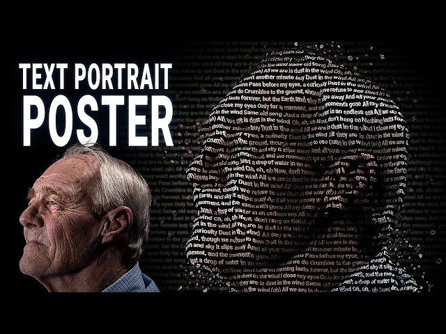 Create an Awesome Text Portrait Poster in Photoshop