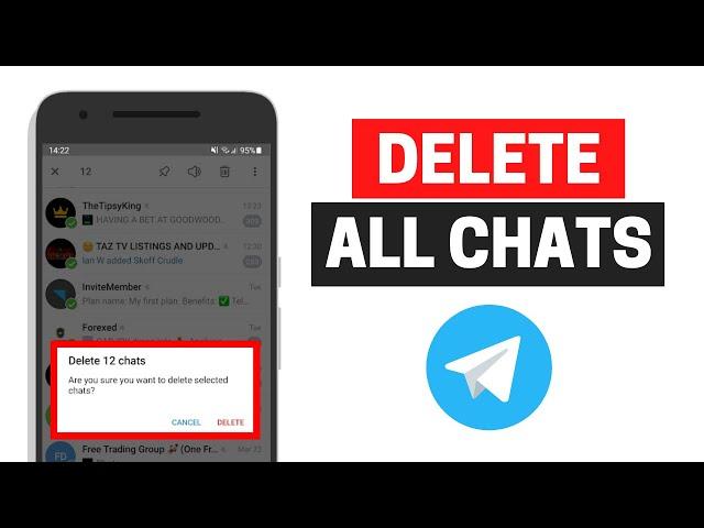 How to Delete All Telegram Chats at Once!