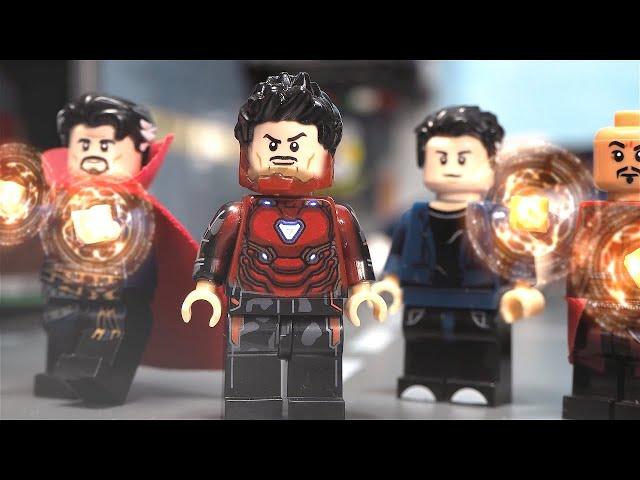 Lego Avengers Infinity War Full New York Battle Iron Man Spider Man Save Doctor Strange Stop Motion