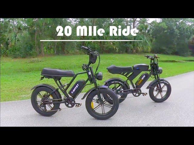 Epic Full Throttle eBike ride with Amyet G60 & Movcan V30