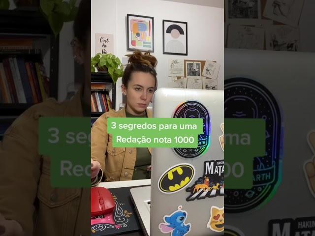 Shorts: Segredos da Redação do Enem