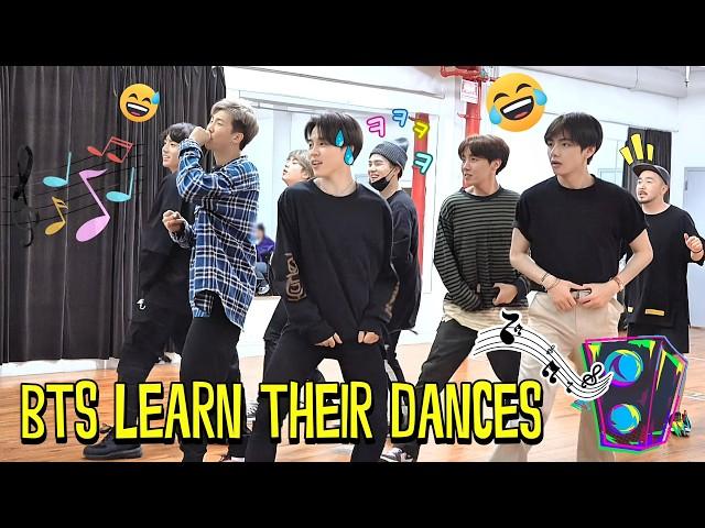 Let's See How BTS Learn Their Dances