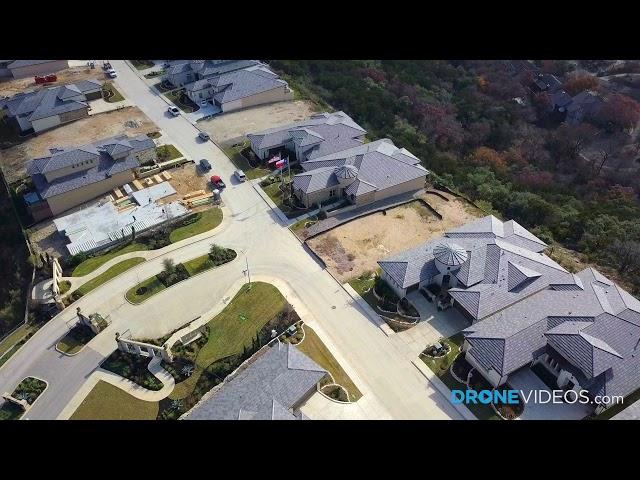 New Construction in a Private Neighborhood in San Antonio, TX filmed by DroneVideos.com