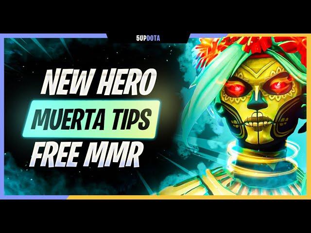 How to RANK UP with MUERTA -Dota 2 Basic Tips and Hero Guide