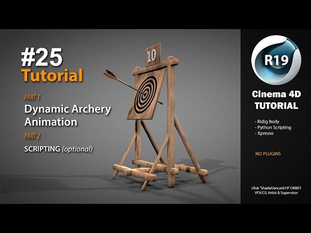 Cinema 4D Tutorial - Dynamic Archery Animation