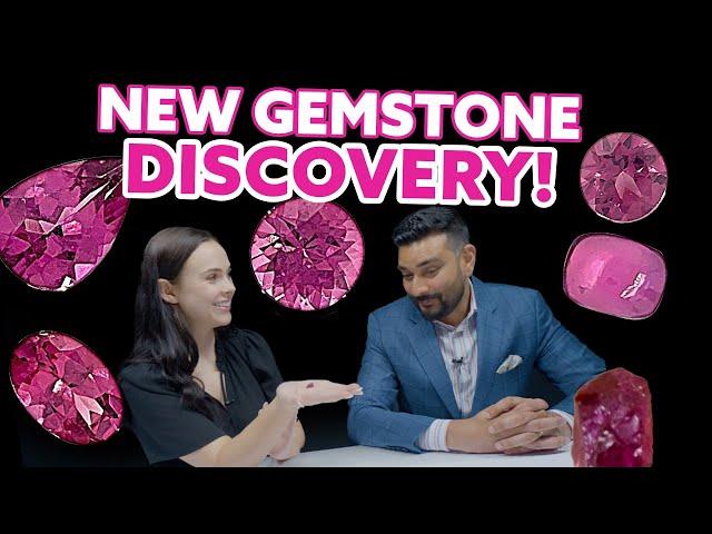 New Gemstone Discovery! Unboxing Malawi Magenta Garnet