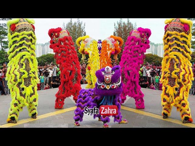 Acrobatic Lion dance 2020 #JakartaImlekan