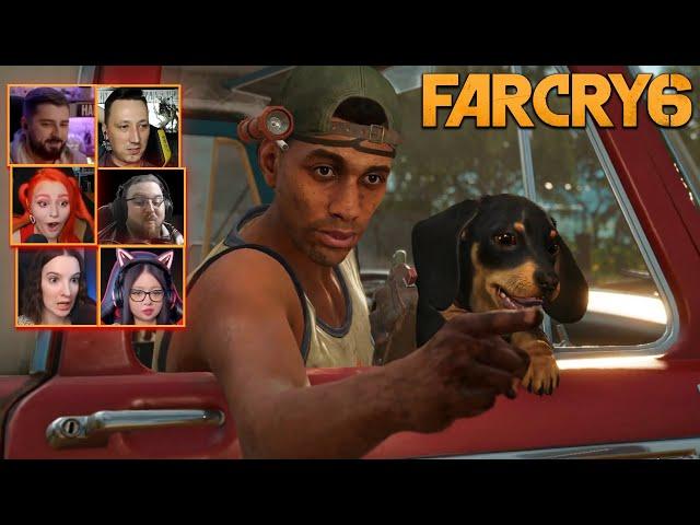 Реакция Летсплейщиков на Знакомство с Филли и Чоризо  Far Cry 6