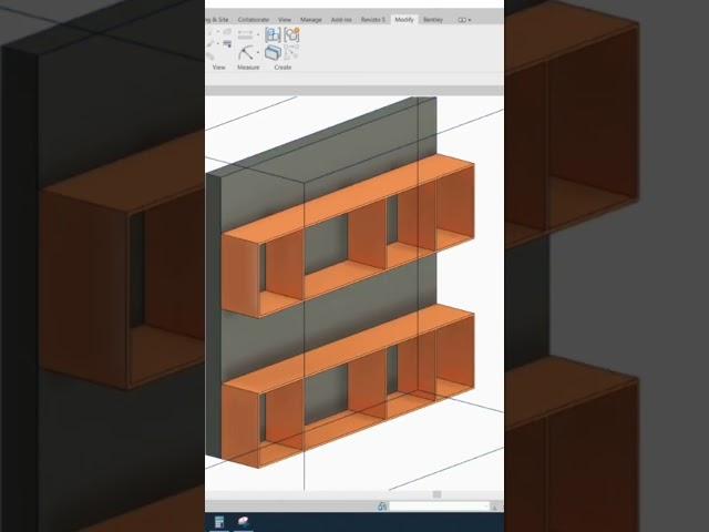 Wall Cabinet kitchen in Revit #revit #tutorial #design