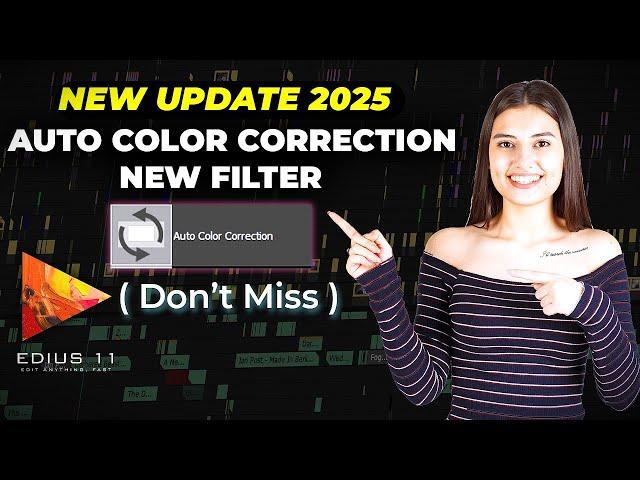 Auto Color Correction Filter in EDIUS 11 | Tech Nestology