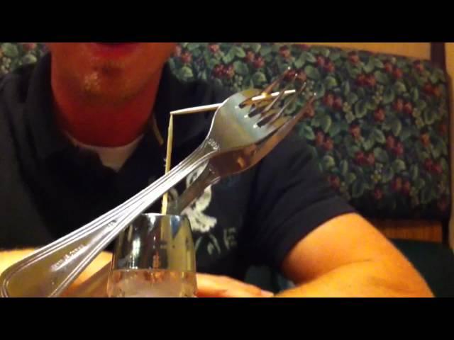 Balancing Forks on the Tip of a Toothpick Trick