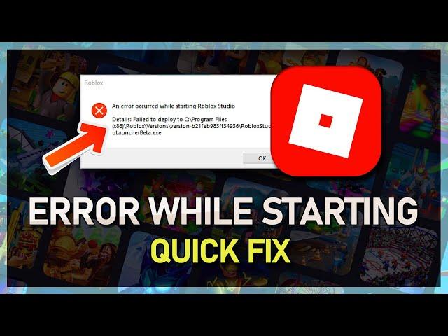 FIX: An Error Occurred While Starting Roblox on Windows 11/10/8/7 - Tutorial