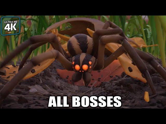 Grounded - All Bosses (With Cutscenes) 4K 60FPS UHD PC #PCGamePass